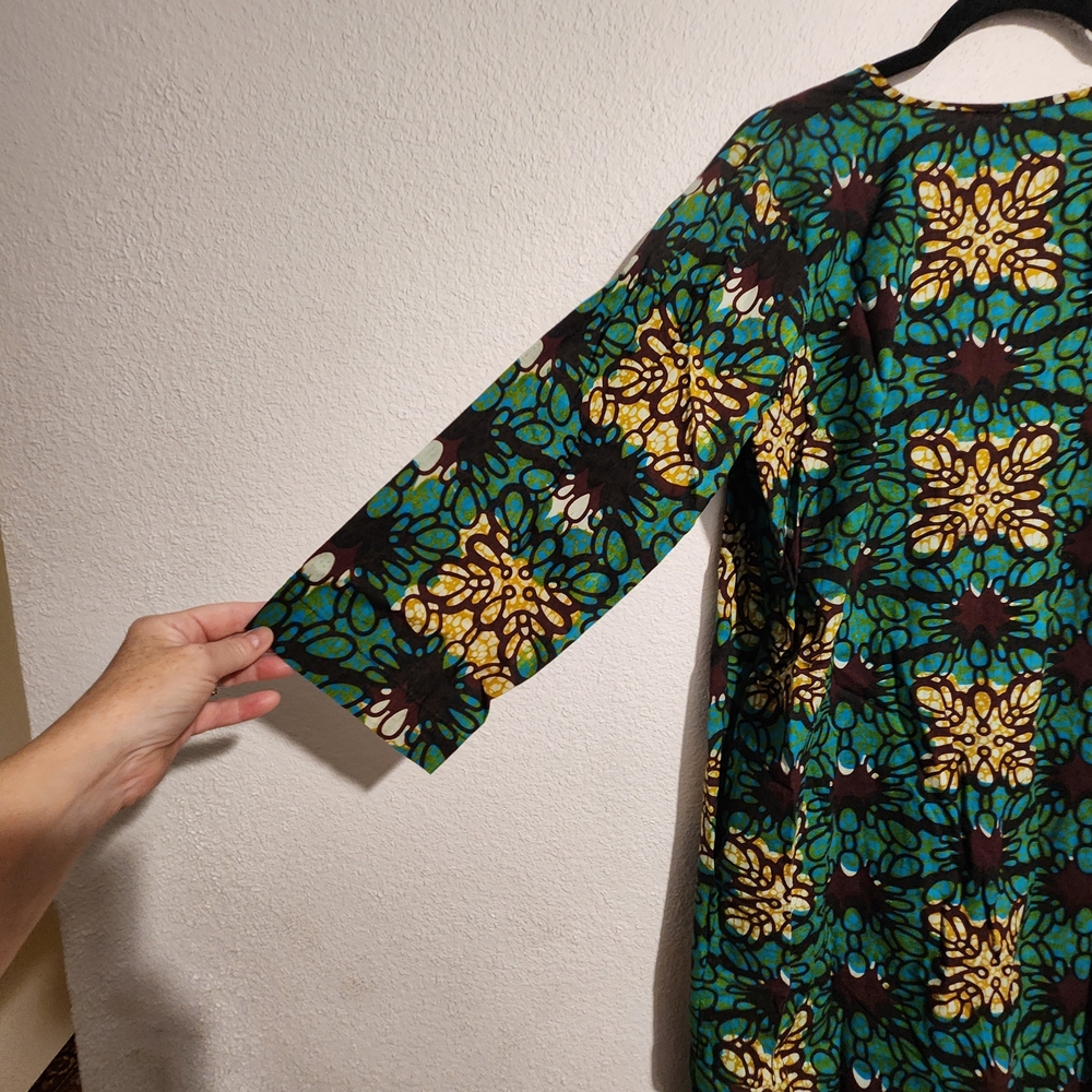 Vintage Patterned Kaftan - image 3